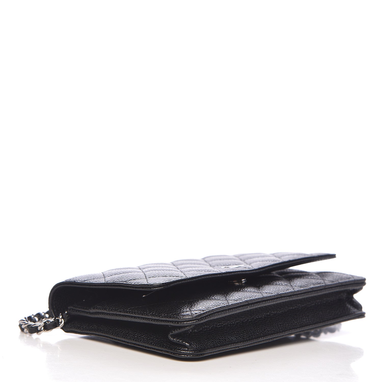 Chanel Caviar Quilted Wallet On Chain WOC Black 4 of 12