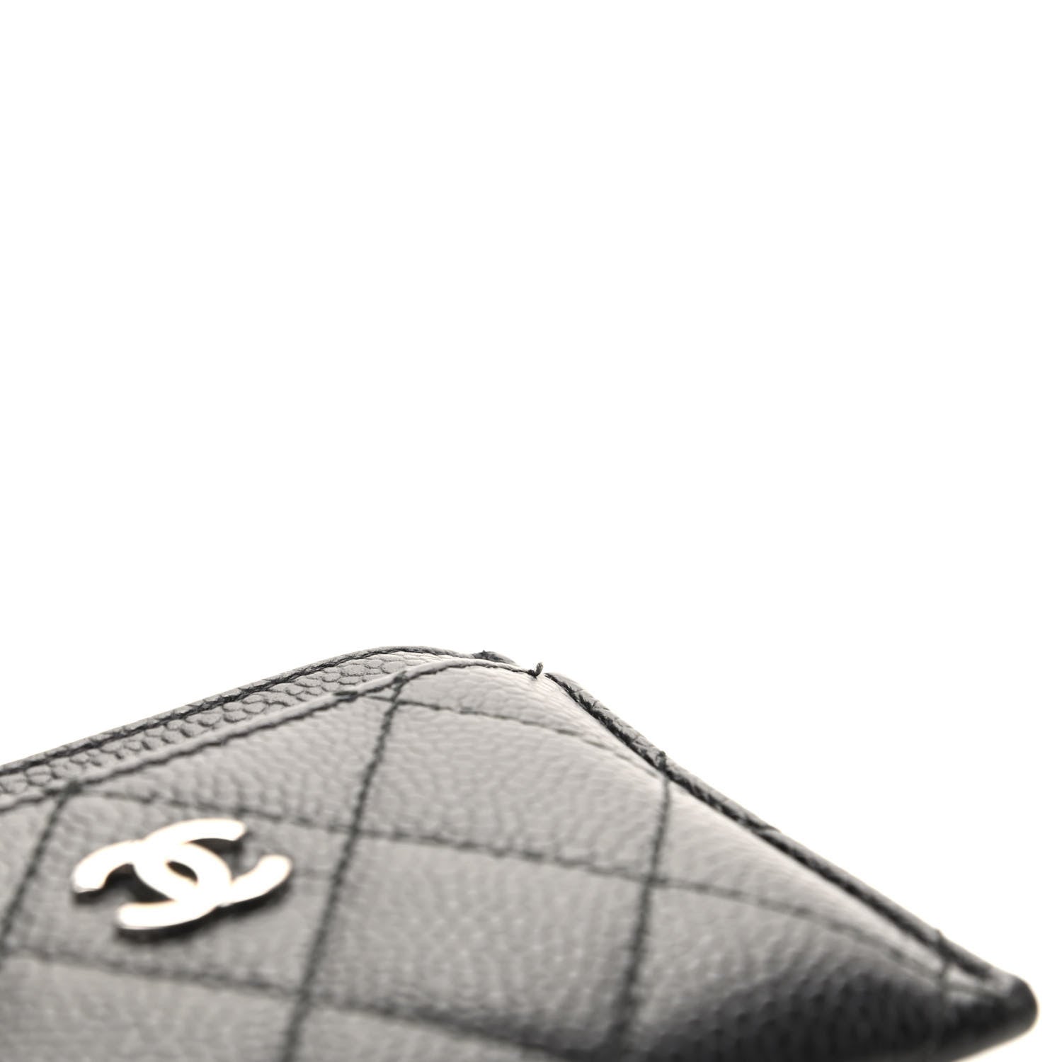 Chanel Caviar Quilted Card Holder Black 9 of 10