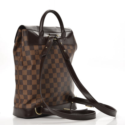 Louis Vuitton Damier Ebene Soho Backpack 3 of 7