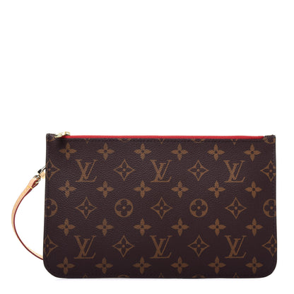 Louis Vuitton Monogram Neverfull MM GM Pochette Cherry 1 of 9