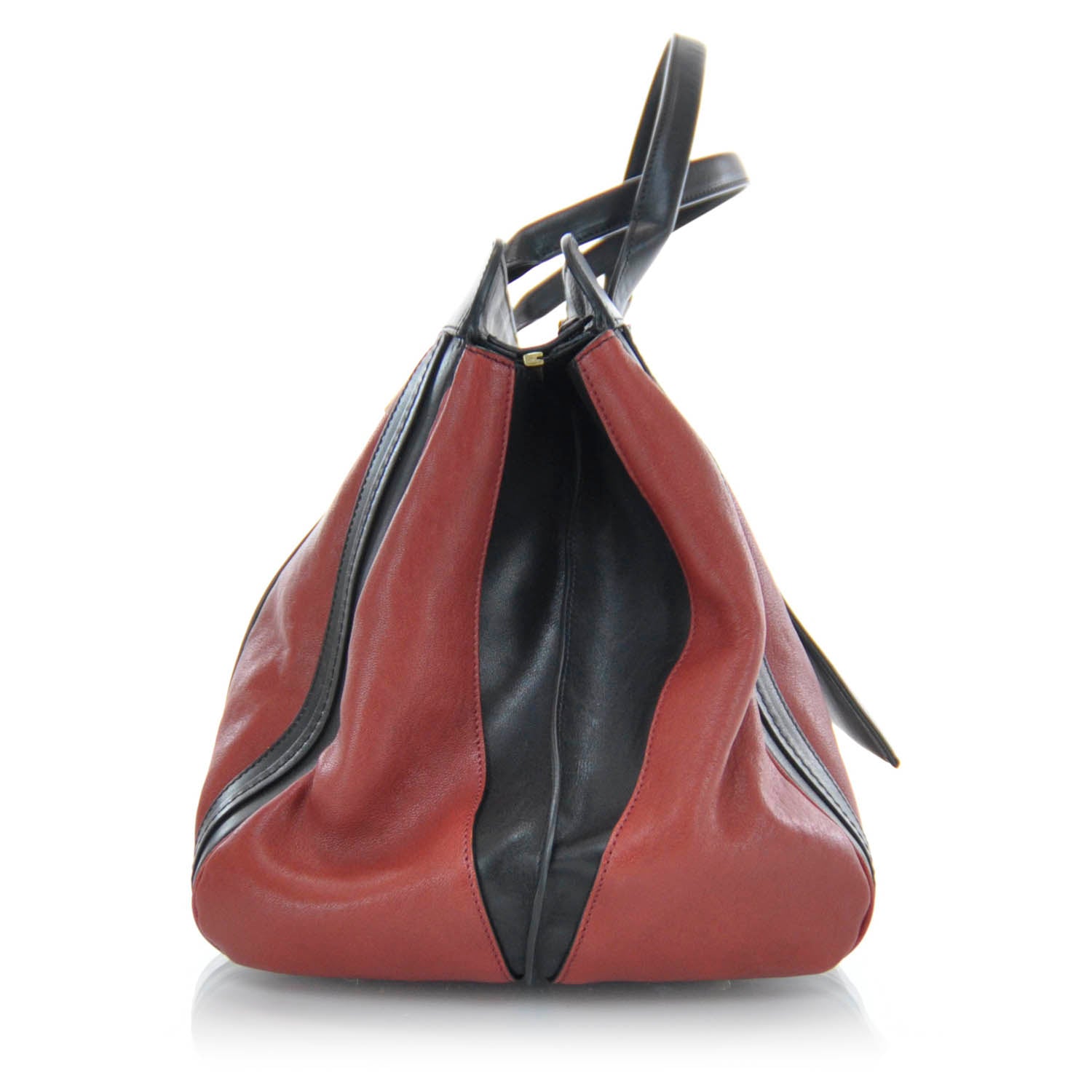 Chloe Leather Large Alice Satchel Holly Berry 4 of 9
