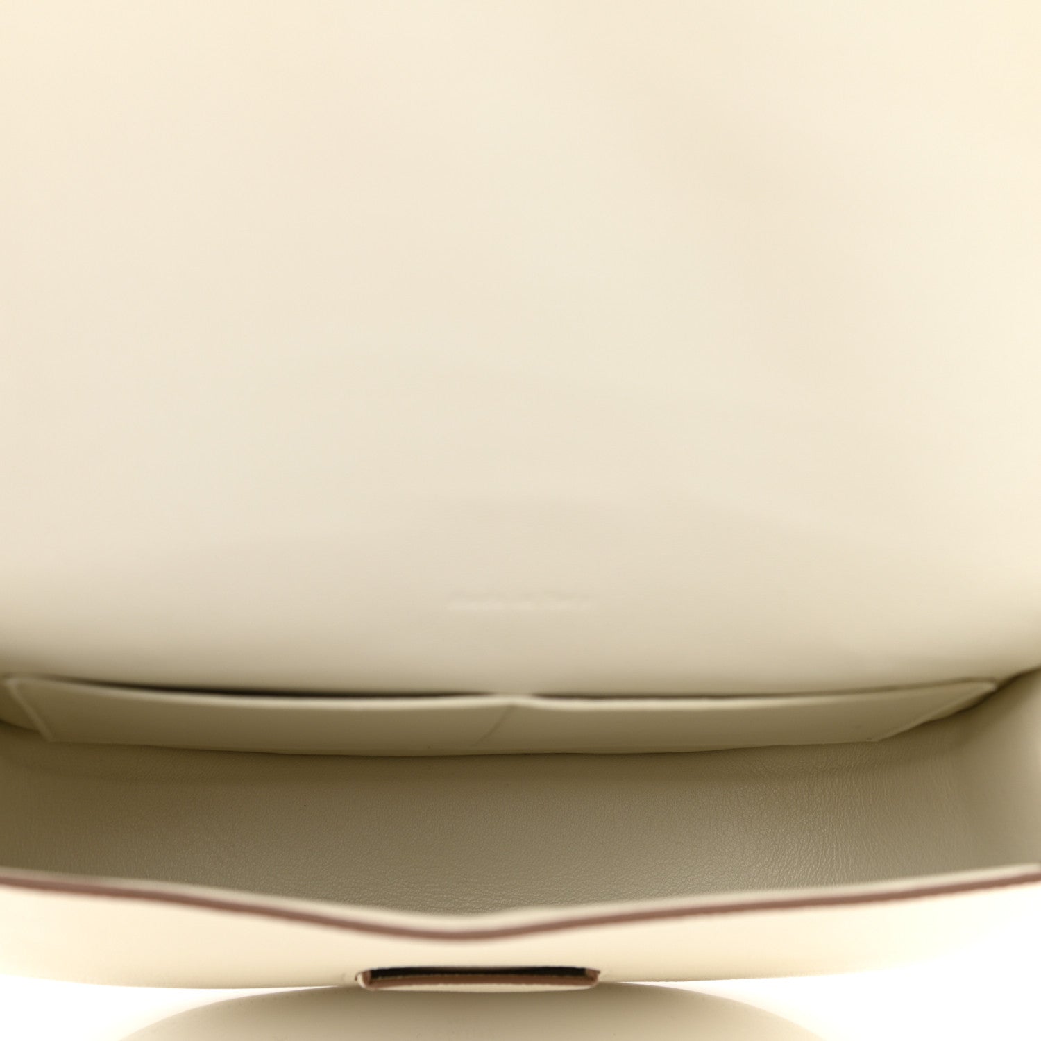 Celine Grained Calfskin Medium Trotteur White 5 of 10