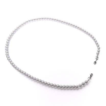 Chanel Square Removable Pearl Chain Eyeglasses 2195 Silver 9 of 10