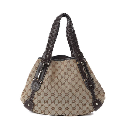 Gucci Monogram Small Pelham Shoulder Bag Dark Brown 1 of 8