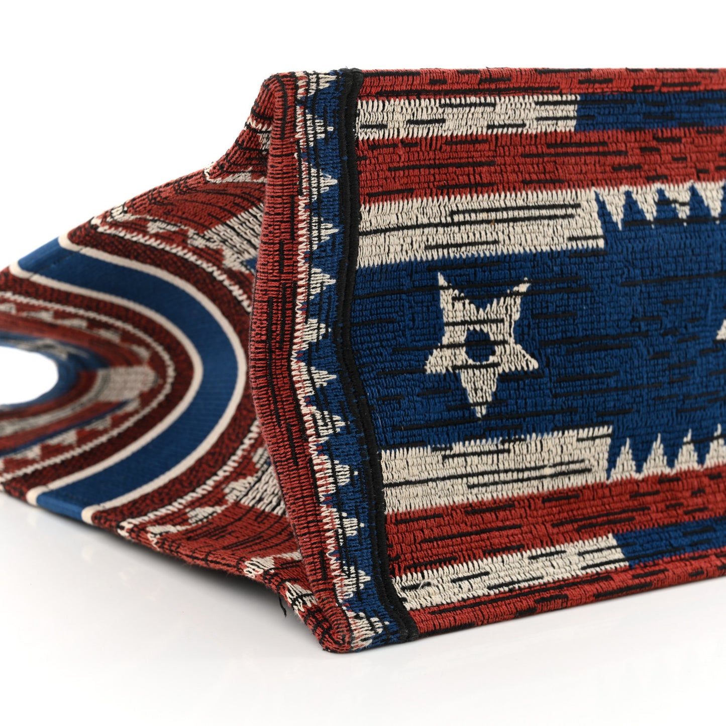 Canvas Embroidered Exclusive US Book Tote Multicolor