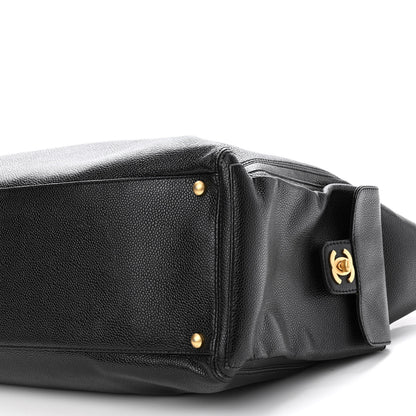 Chanel Caviar Weekender Black 8 of 8