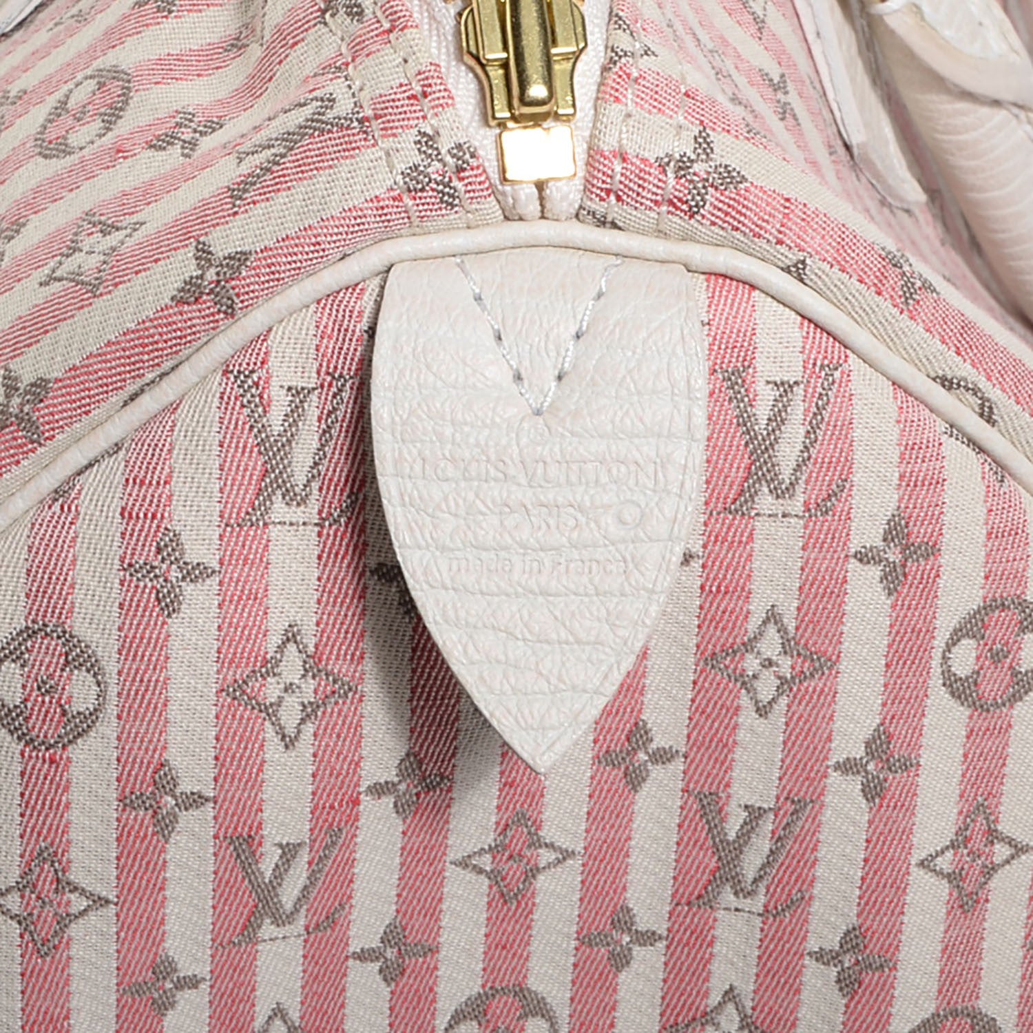 Louis Vuitton Mini Lin Croisette Speedy 30 Rouge 7 of 7