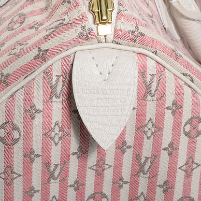 Louis Vuitton Mini Lin Croisette Speedy 30 Rouge 7 of 7