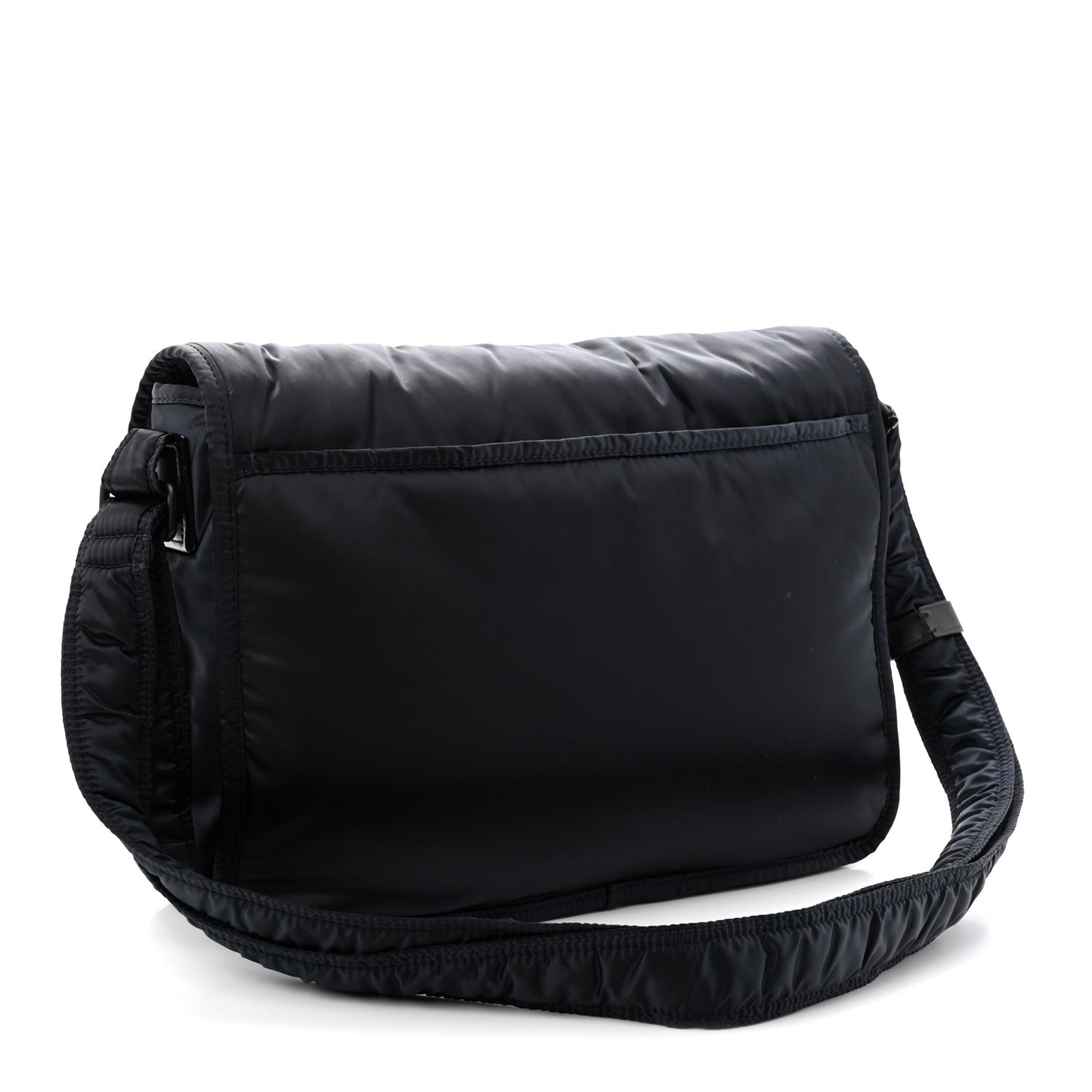 Econyl Nylon Niki Messenger Blueberry Black
