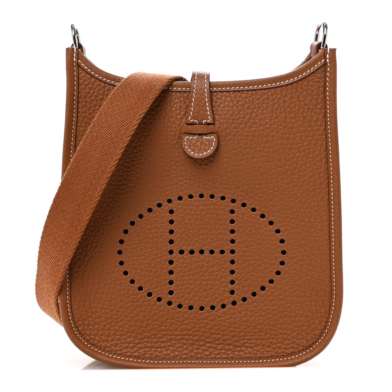 Hermes Taurillon Clemence Evelyne TPM Gold 1 of 10