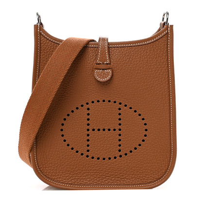 Hermes Taurillon Clemence Evelyne TPM Gold 1 of 10