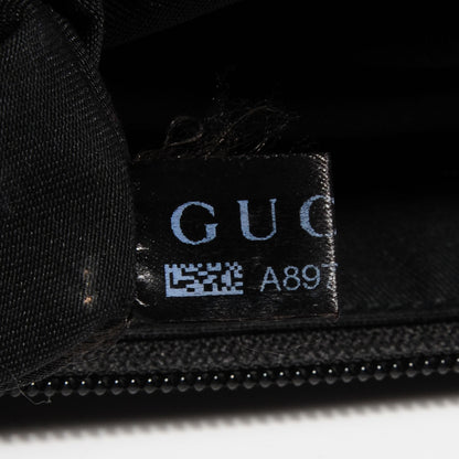 Gucci Denim Monogram Medium Abbey Tote Black 8 of 9