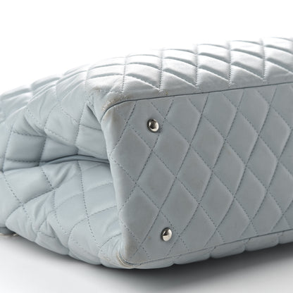 Chanel Lambskin Quilted Daily Shopping Tote Light Blue 7 of 11