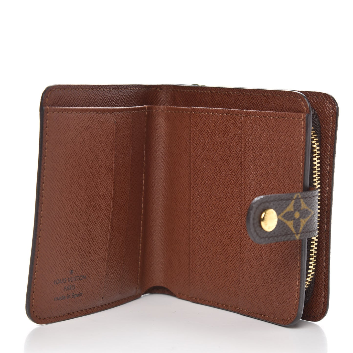 Monogram Compact Zippe Zipped Wallet