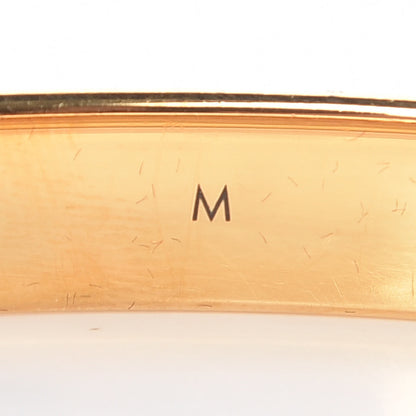 Louis Vuitton Brass Monogram Nanogram Cuff M Gold 4 of 5