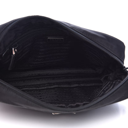 Prada Tessuto Nylon Saffiano Wristlet Black 5 of 9