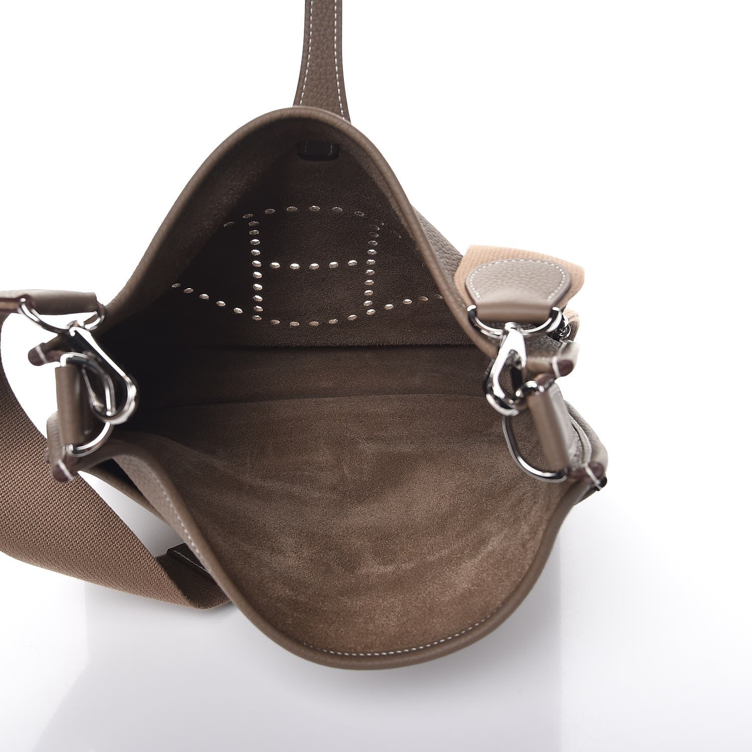 Hermes Taurillon Clemence Evelyne III PM Etoupe 5 of 8