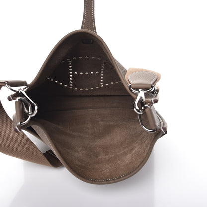Hermes Taurillon Clemence Evelyne III PM Etoupe 5 of 8