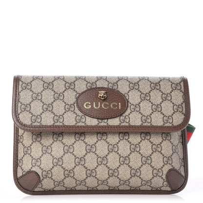 Gucci GG Supreme Monogram Neo Vintage Web Belt Bag Brown 1 of 8
