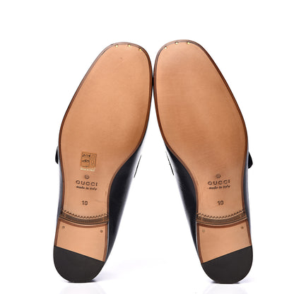 Gucci Goatskin Mens GG Loafers 10 Blue 5 of 9
