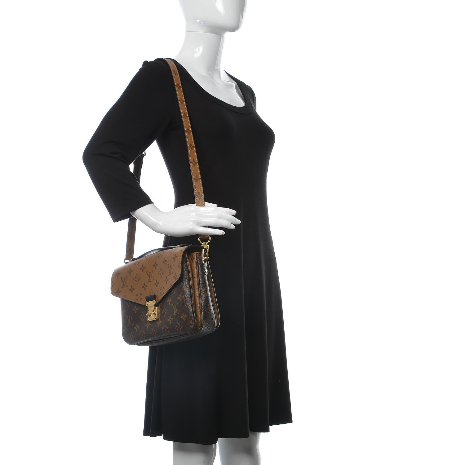 Louis Vuitton Reverse Monogram Pochette Metis 2 of 8