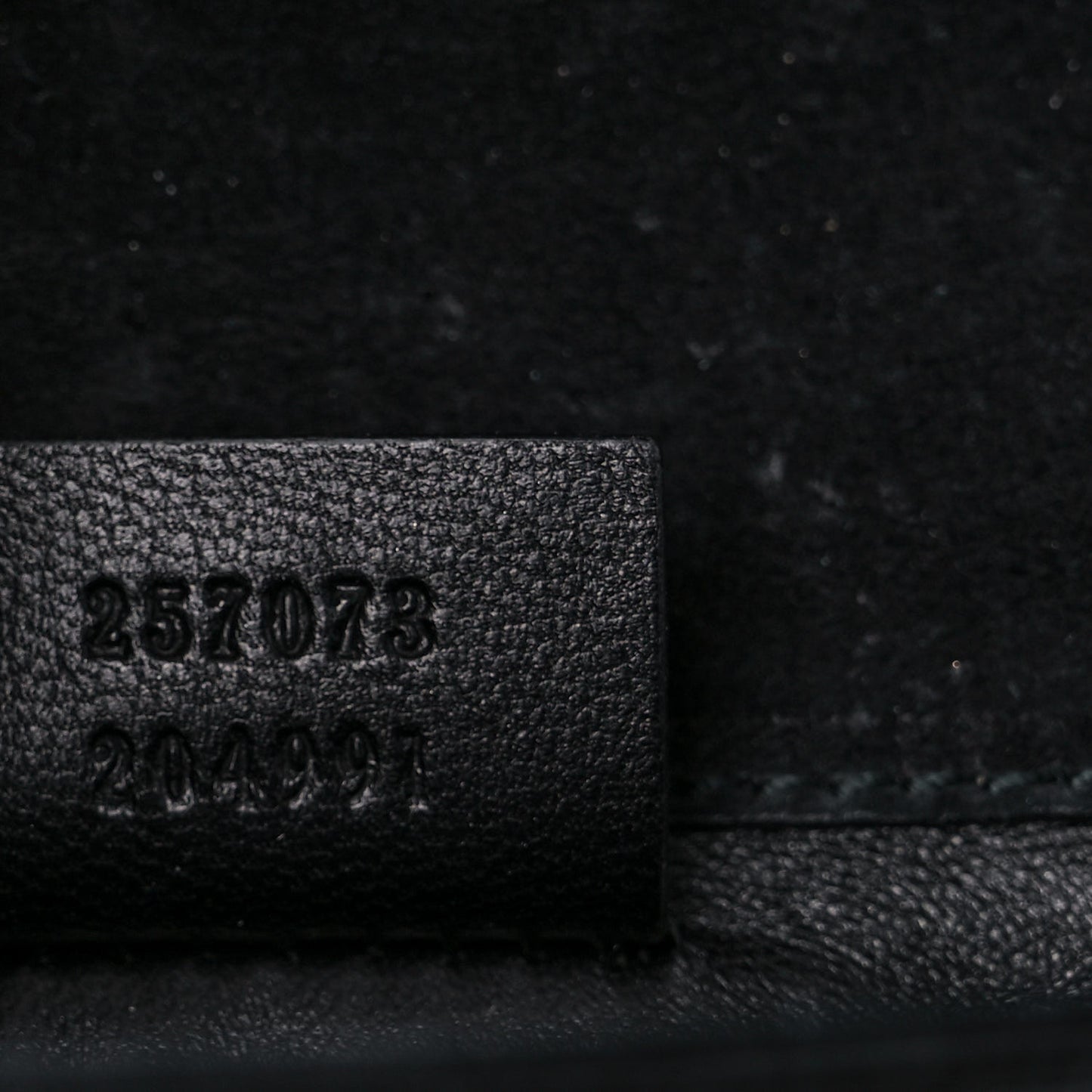 Patent Microguccissima Small Broadway Clutch Black