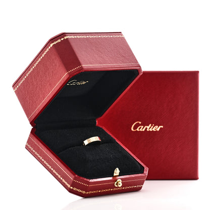 Cartier 18K Yellow Gold 3.5mm LOVE Wedding Band Ring 45 3.25 5 of 5