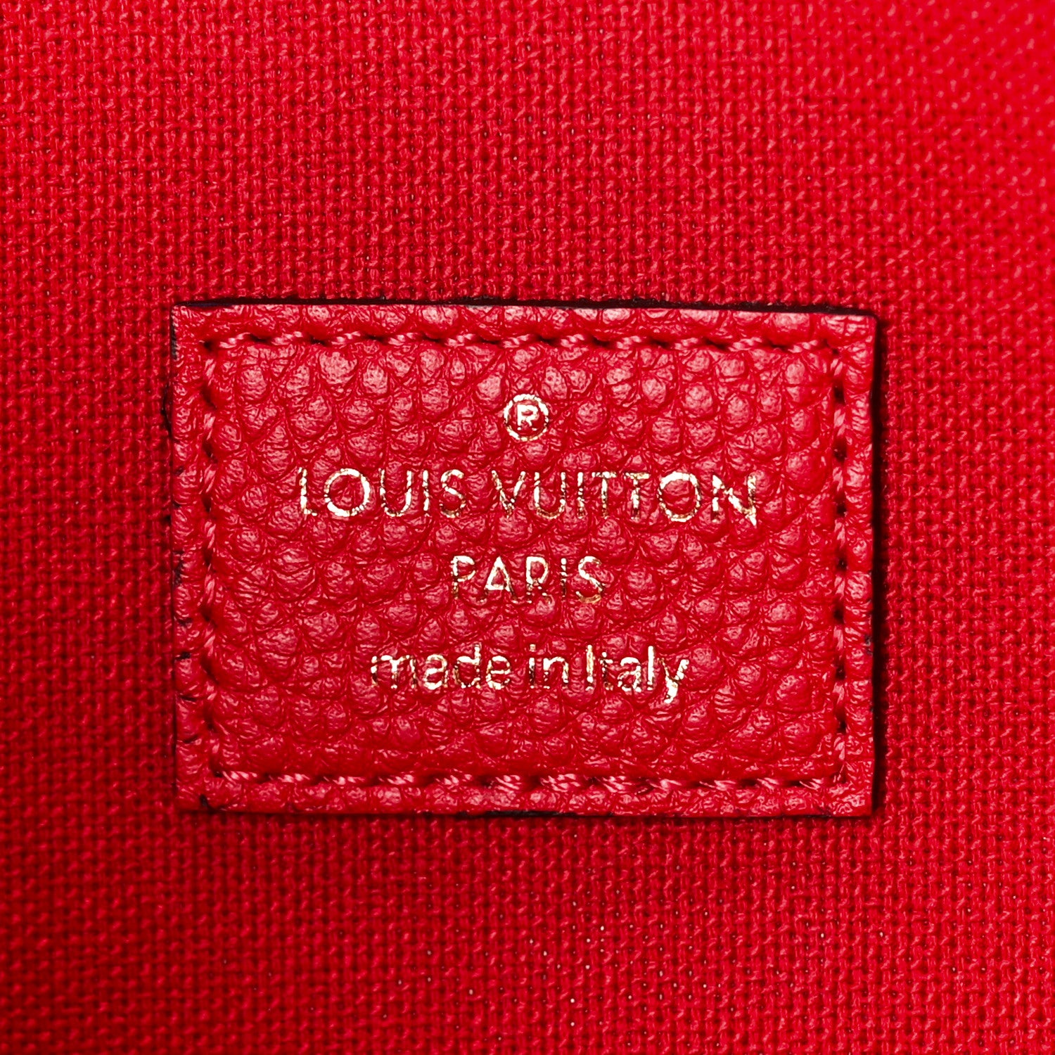 Louis Vuitton Empreinte Pochette Felicie Chain Wallet Scarlet 6 of 10