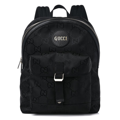 Gucci Econyl Nylon Monogram Off The Grid Backpack Black 1 of 9
