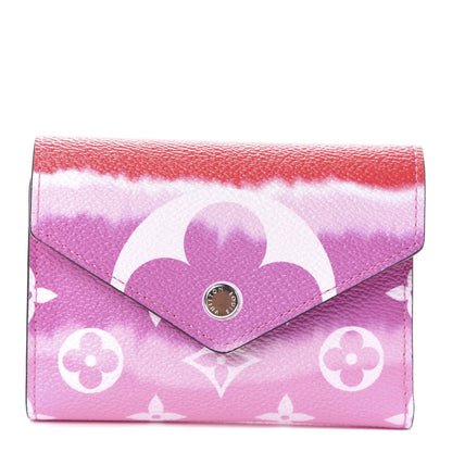 Louis Vuitton Monogram Escale Victorine Wallet Red 1 of 6