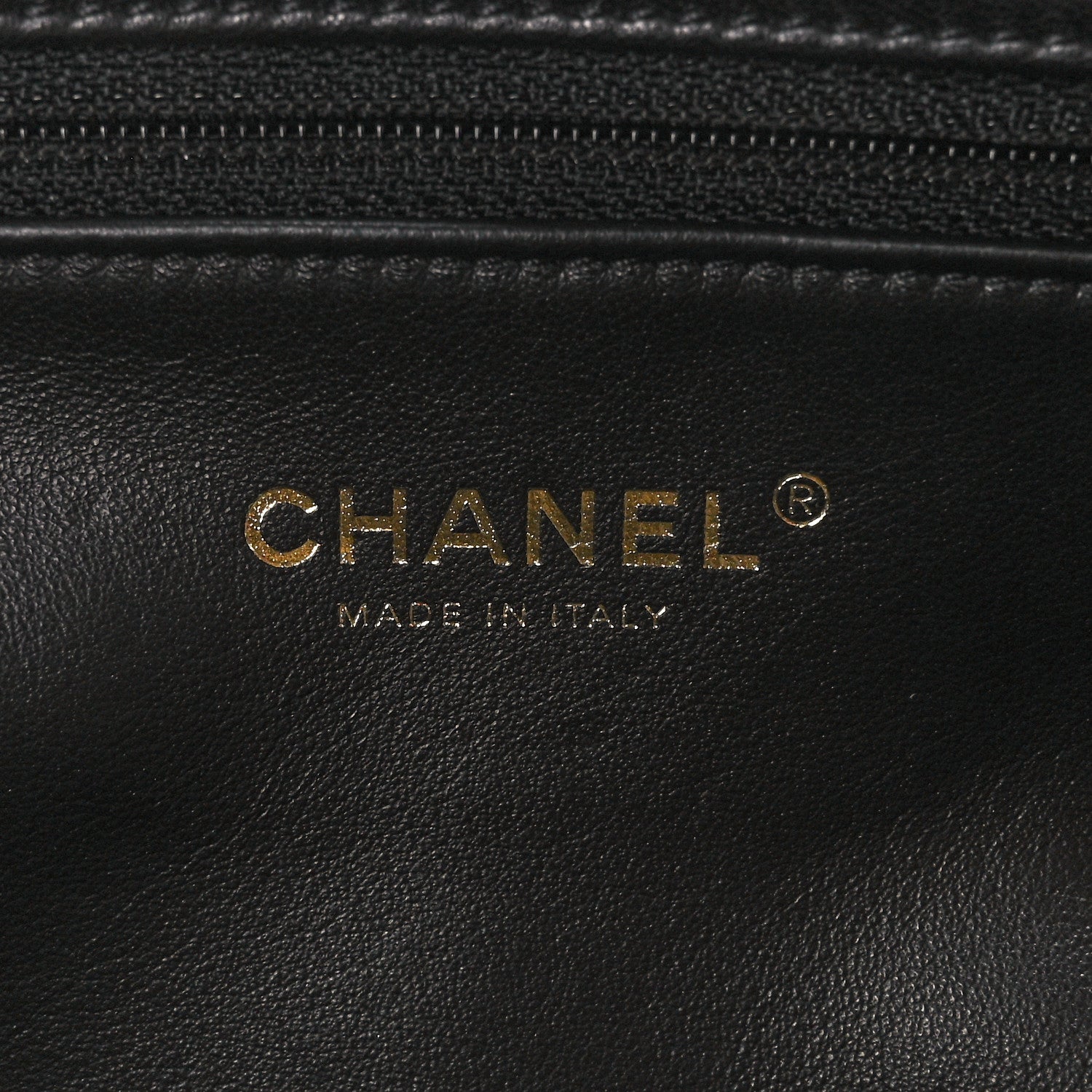 Chanel Lambskin Quilted Chaine Lettre Flap Black 6 of 11