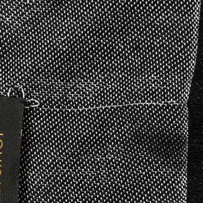 Louis Vuitton LOUIS VUITTON Silk Wool Monogram Denim Shawl Black 6 of 9