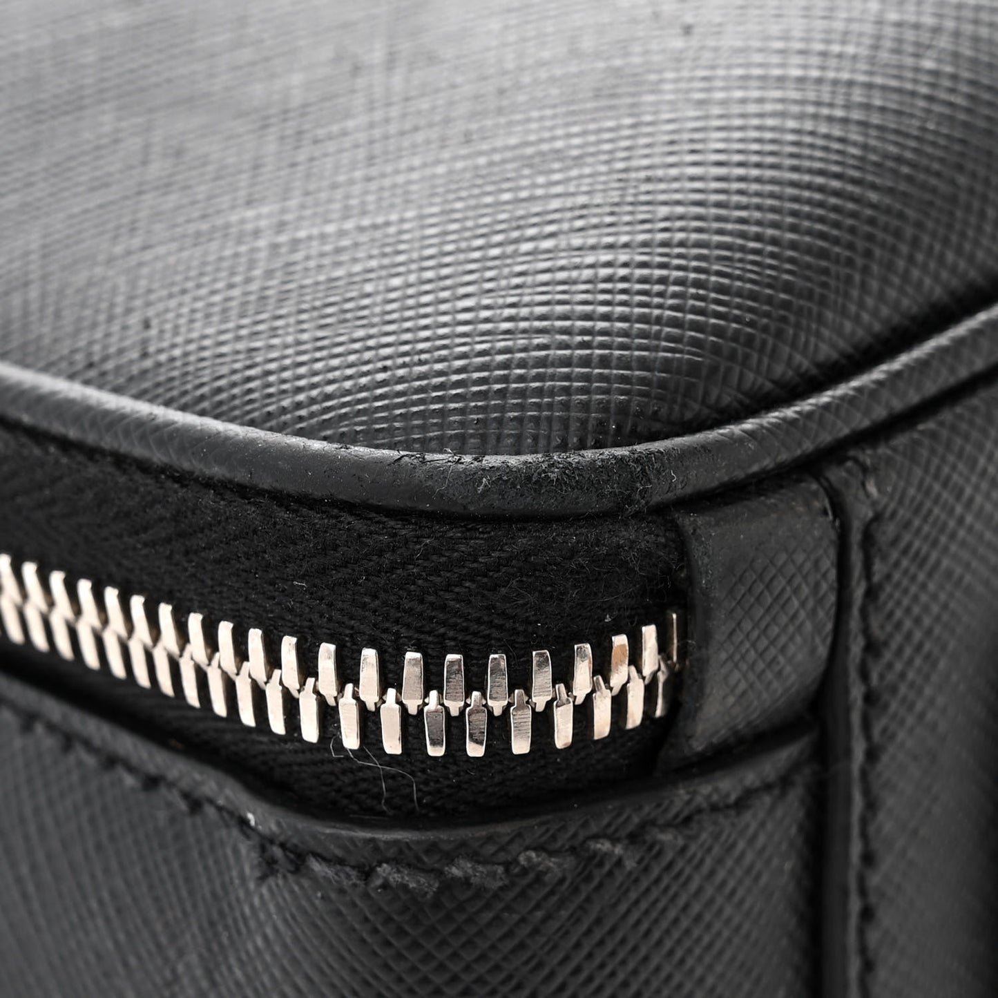 Saffiano Travel Briefcase Black