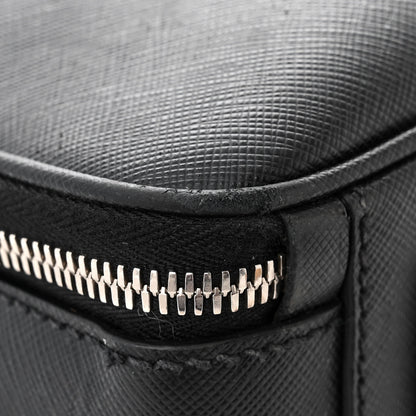 Prada Saffiano Travel Briefcase Black 14 of 22