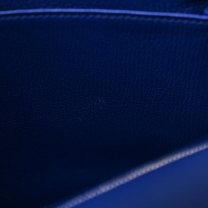 Hermes Togo Kelly Retourne 28 Bleu Electrique 10 of 12