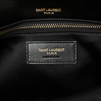 Saint Laurent Sequin Satin Monogram Tassel Kate 99 Black 6 of 10
