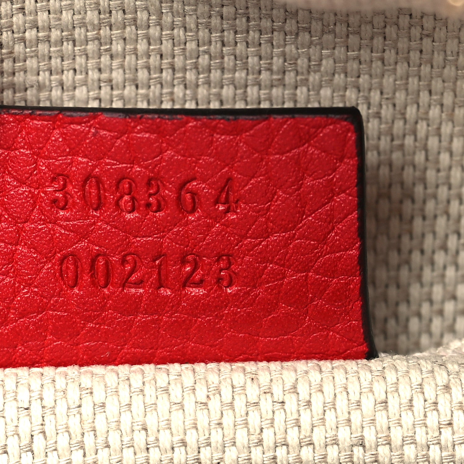 Gucci Pebbled Calfskin Small Soho Disco Bag Tabasco Red 7 of 10