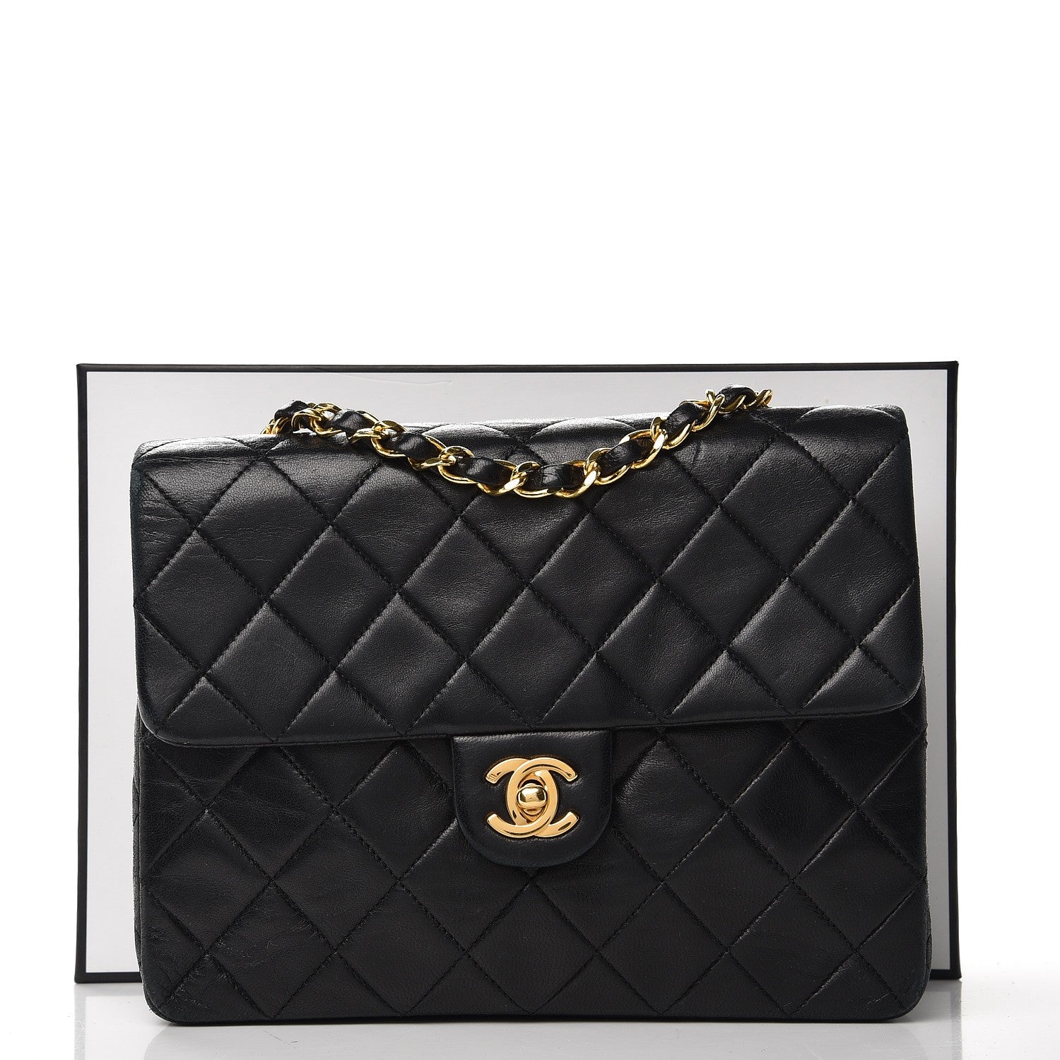 Chanel Lambskin Quilted Small Flap Black 8 of 8
