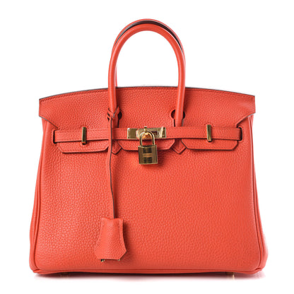 Hermes Togo Birkin 25 Rouge Tomate 1 of 37