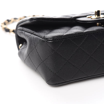 Chanel Caviar Quilted Mini Rectangular Flap Black 8 of 11