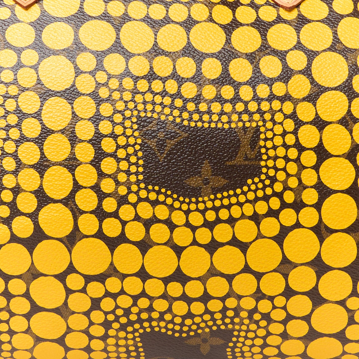 Monogram Kusama Town Speedy 30 Yellow