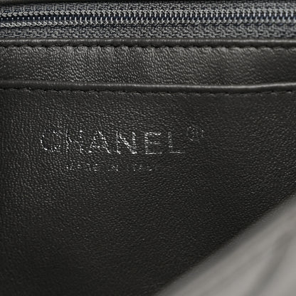 Chanel Lambskin Quilted Tri-Color Mini Rectangular Flap Brown Grey 6 of 10