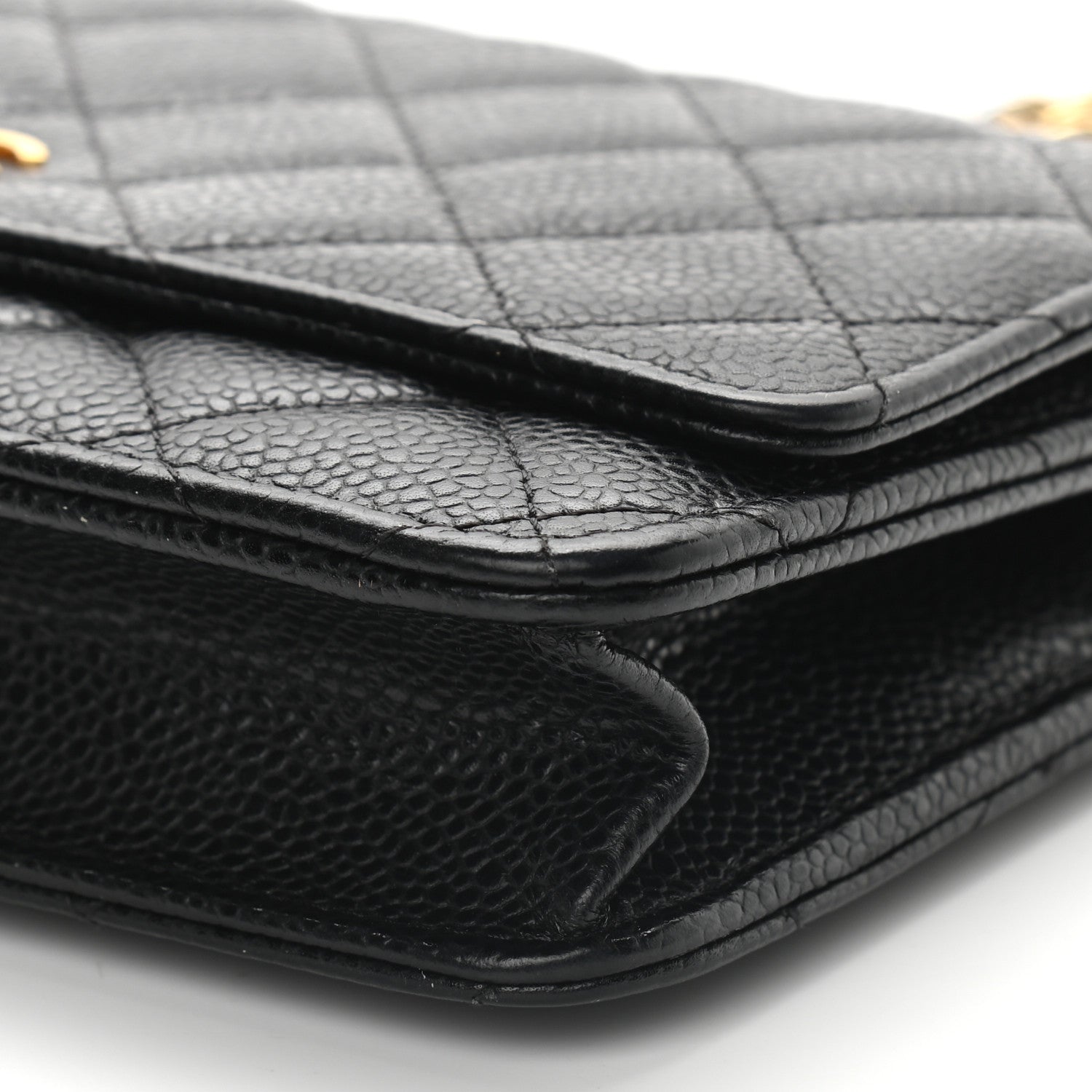 Chanel Caviar Quilted Wallet On Chain WOC Black 10 of 10
