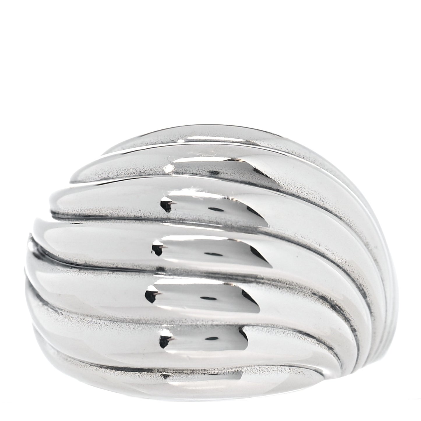 Sterling Silver Sculpted Cable Ring 54 7