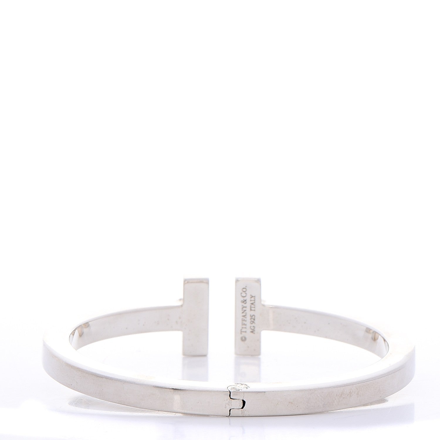 Tiffany Sterling Silver T Square Bracelet 3 of 6
