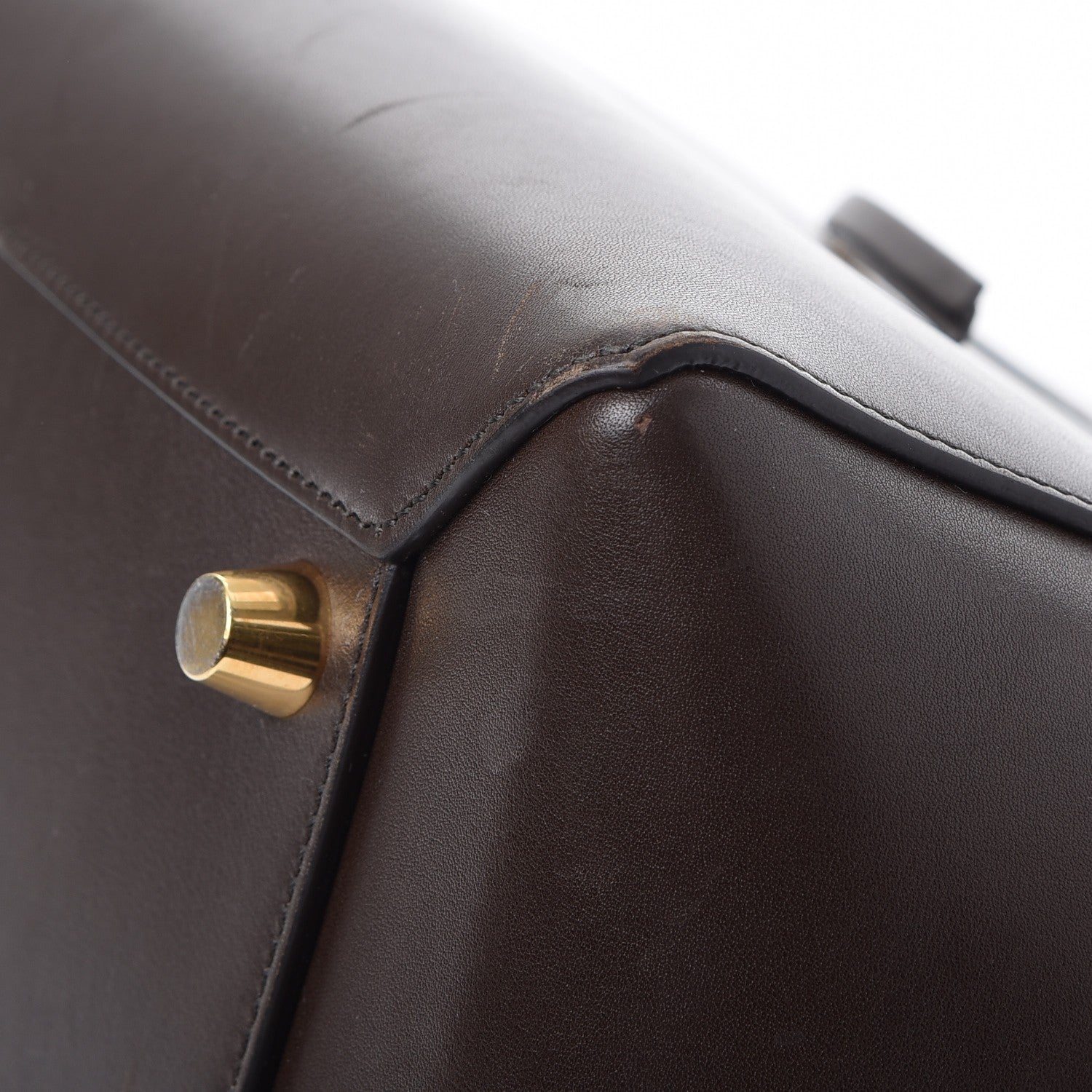 Celine Supersoft Calfskin Mini Belt Bag Wood 17 of 18