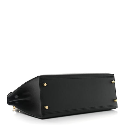 Hermes Epsom Kelly Sellier 32 Black 4 of 11