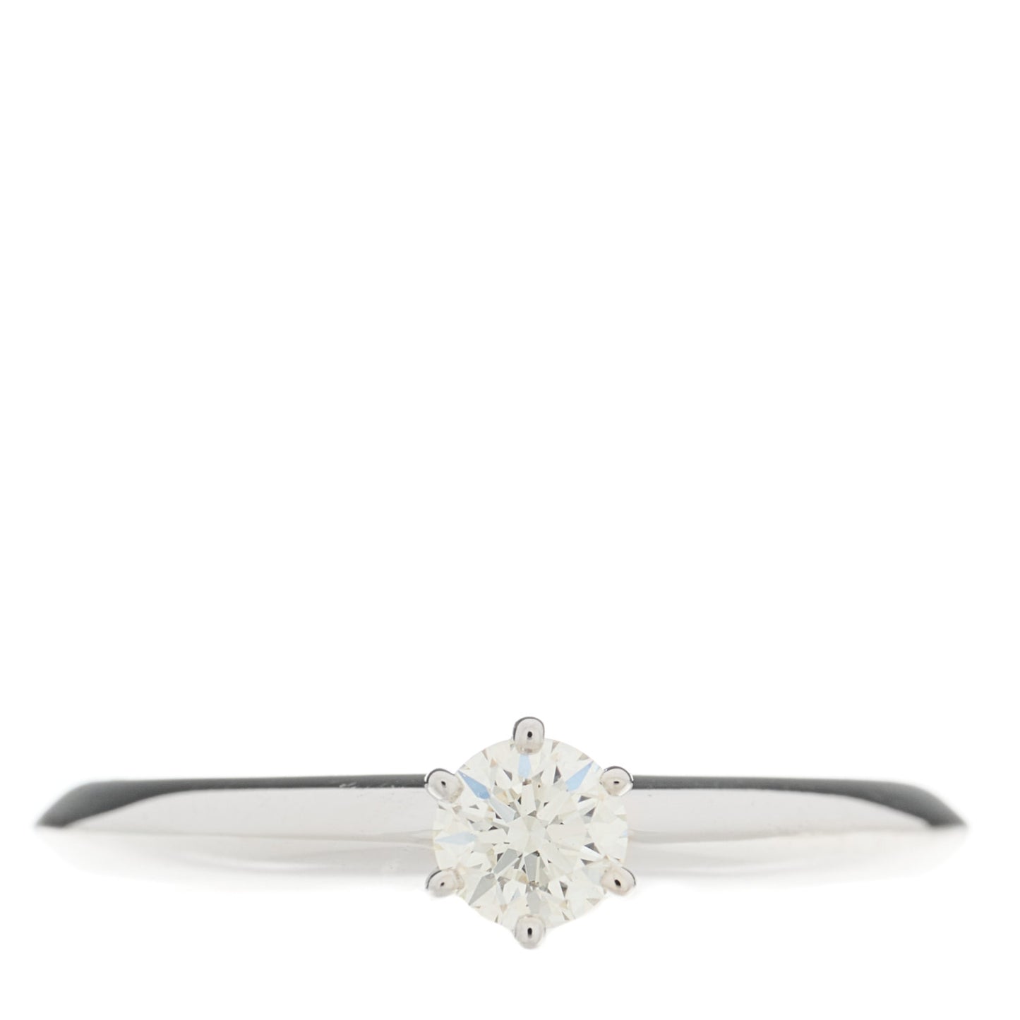 Platinum Diamond .22ct Solitaire Engagement Ring 49 4.75