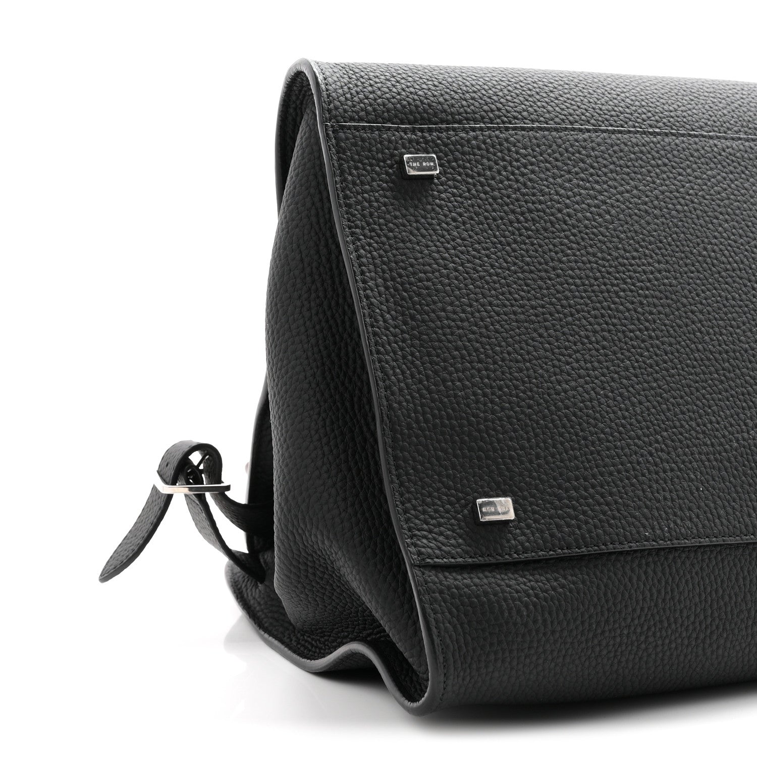 The Row Matte Grained Calfskin Soft Margaux 15 Black 8 of 9