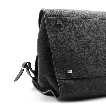 The Row Matte Grained Calfskin Soft Margaux 15 Black 8 of 9